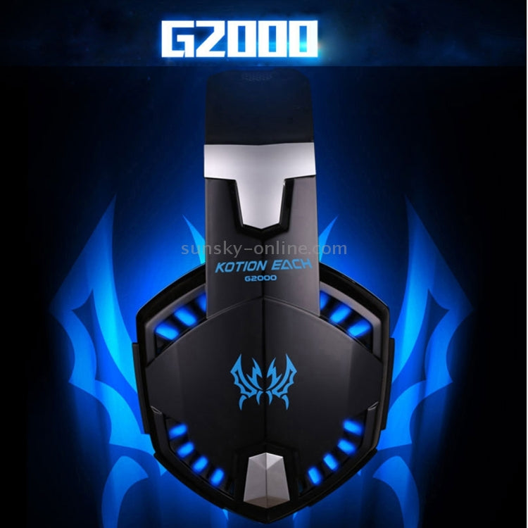 Gamer G2000 Pro™ Domina el juego con sonido profesional y estilo inigualable.